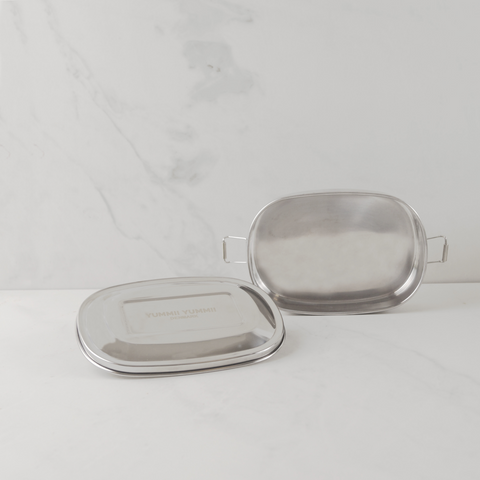 Bento Small Pakke - Sett med 3 rustfritt stål matbokser (1, 2 og 3 rom)