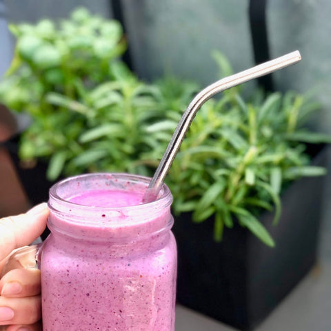 Yummii Yummii Stålsugerør 4-pak med knæk Reusable Straws Stainless Steel 18/8