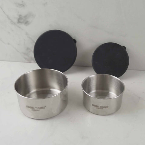 Yummii Yummii Bento Rounds Small/Medium Bento Rounds Stainless Steel 18/8