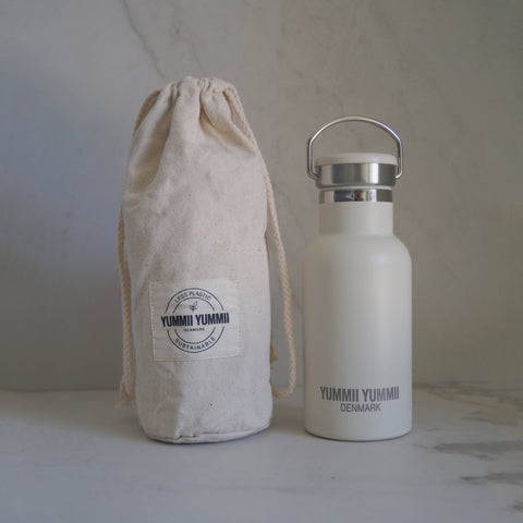 Yummii Yummii Pearl White Thermobottle Small Thermo Bottles Stainless Steel 18/8