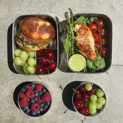 Yummii Yummii Bento Medium+ 3 Bento Medium + Stainless Steel 18/8