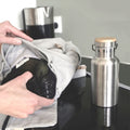 Yummii Yummii Termoflaske med bambus låg - 350 ml Thermo Bottles Stainless Steel 18/8