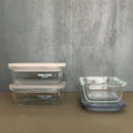 Yummii Yummii Glasbeholder Sea Shell Small - kemifri glasbeholder i glas med låg, design: Sea Shell