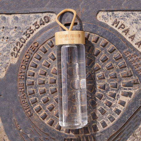 Yummii Yummii Glass Bottle 600 ml - Natural Glass Bottles Borosilicate Glass