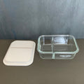 Yummii Yummii Glasbeholder Sea Shell Large 2 - kemifri meal prep-glasbeholder med 2 rum, design: Sea Shell
